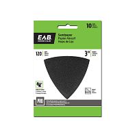 3&quot; x120 Grit Sandpaper  (10 Pack)  Professional Oscillating Accessory Recyclable 